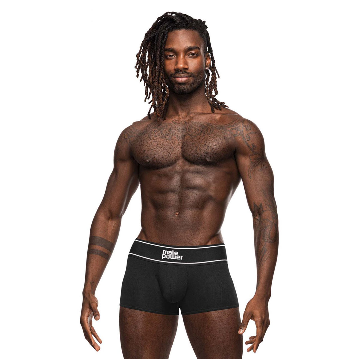 "Modal Rib Pouch Short - Small - Black MP-153275BKSL"