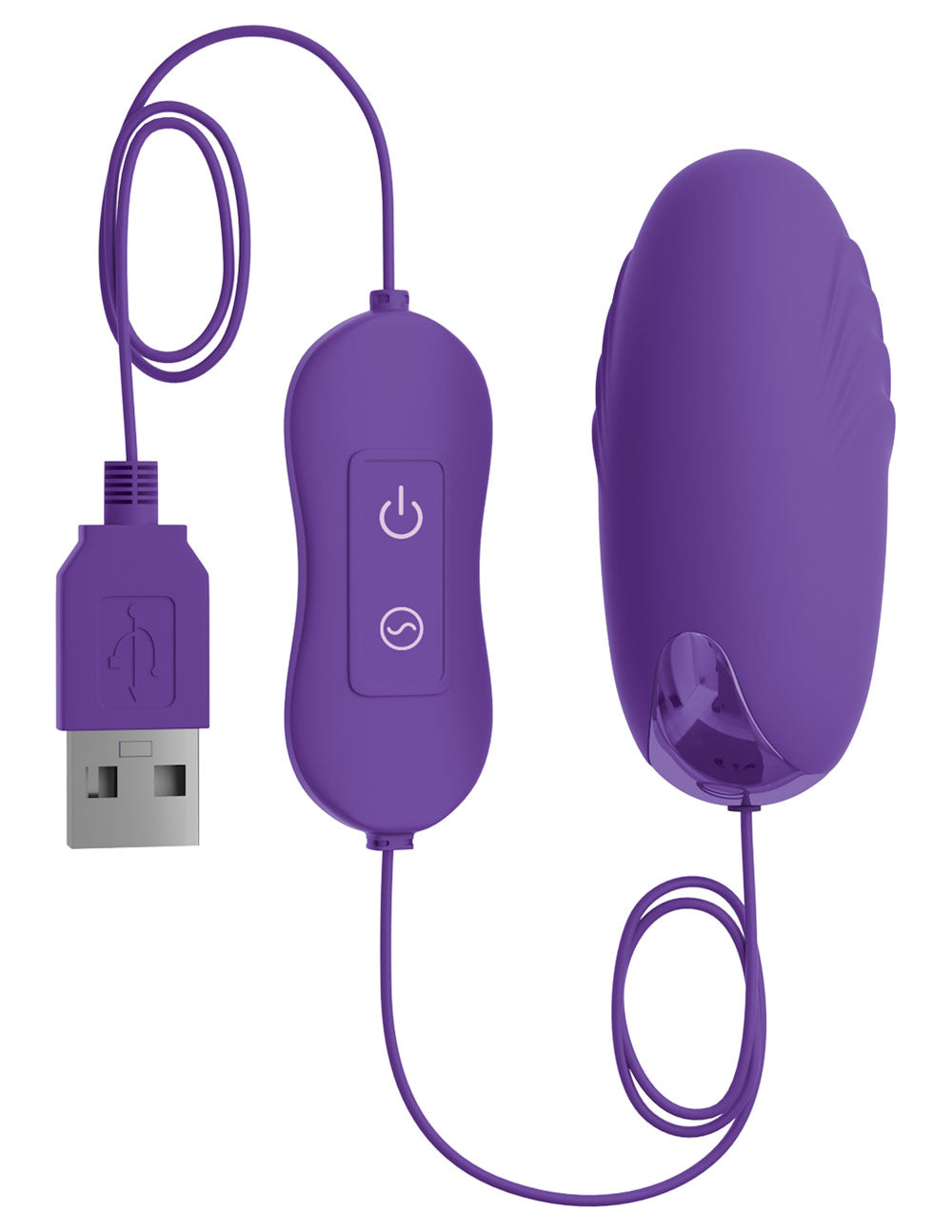 "Omg! Bullets Happy Vibrating Bullet - Purple PD1792-00"