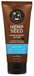"Hemp Seed Hand and Body Lotion - 7 Fl. Oz. - Sunsational EB-HSV046T"