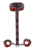 "Saffron Neck and Wrist Restraint - Black/red SS48016"