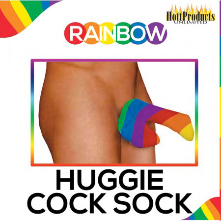 "Rainbow Pecker Huggie Sock HTP2981"