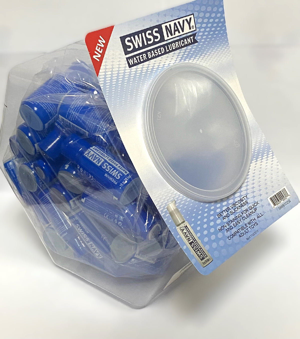 "Swiss Navy Water-Based 1oz 50ct Fishbowl MD-SNWB1OZ50"