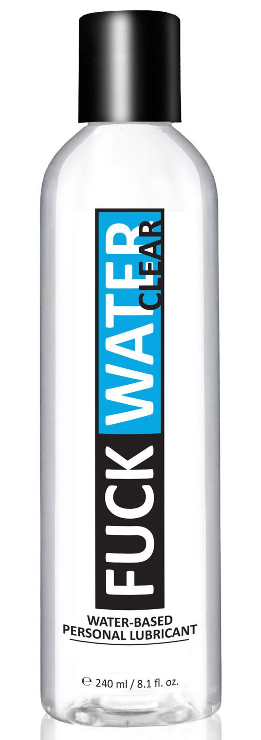 "Fuck Water Clear 8.1oz Water Based Lubricant FW-C8"