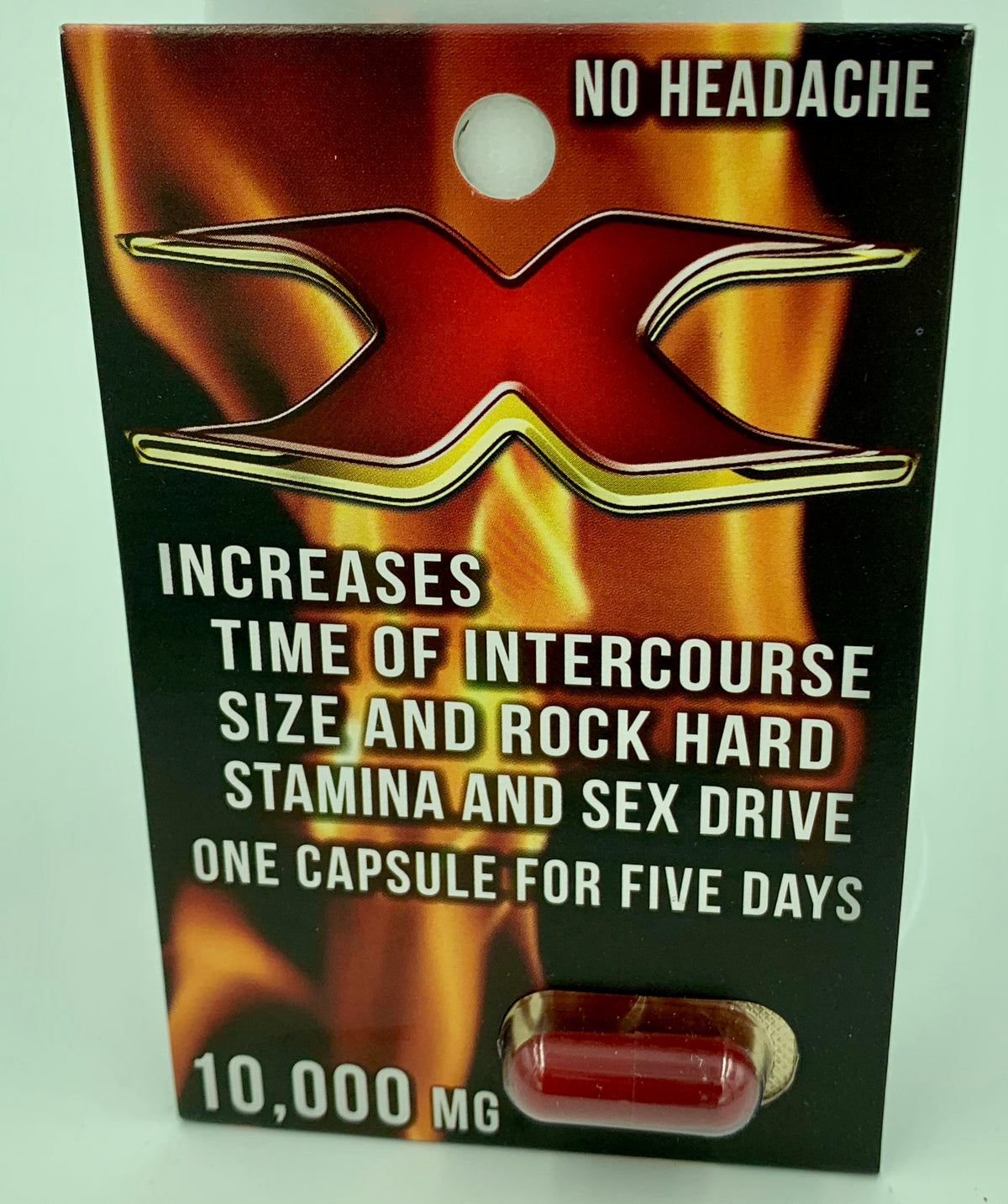"X Sexual Male Enhancement 10,000 Mg Single Pack PS-X-E"