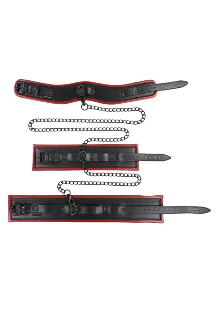 "Saffron Chained and Tamed - Black/red SS48010"