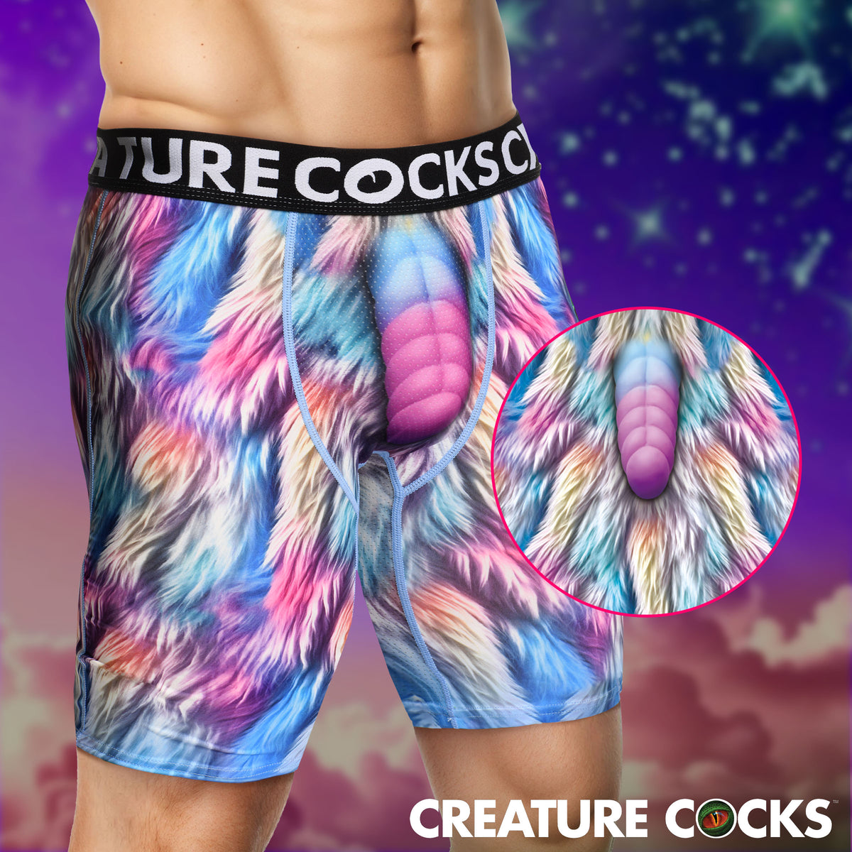 Creature Wear Mystique Unicorn Boxer Shorts - Small