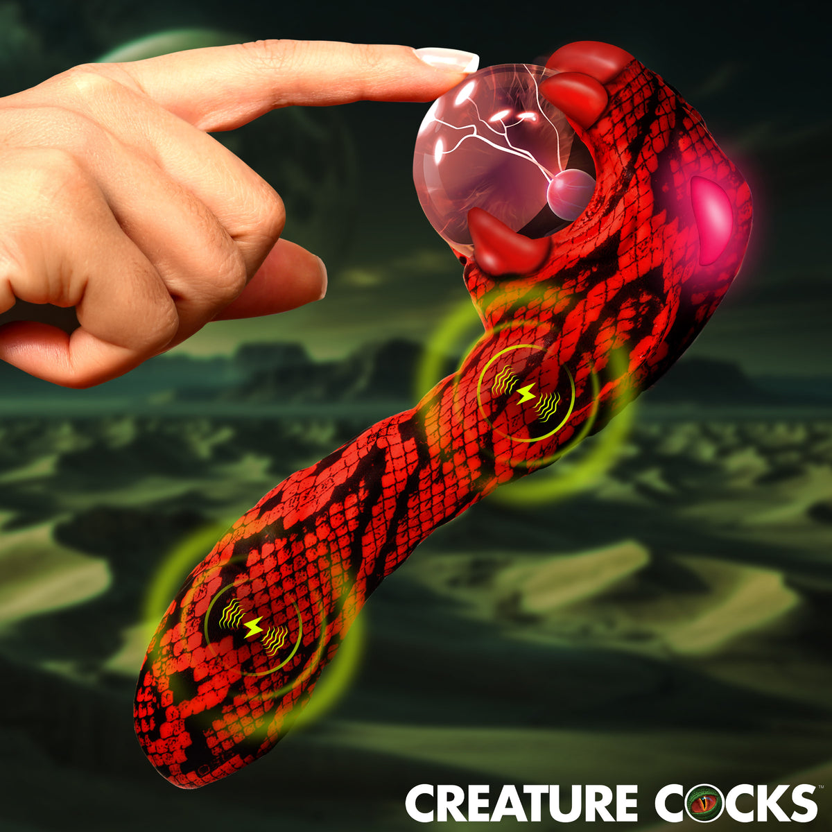 Cobra Silicone Plasma Vibrator