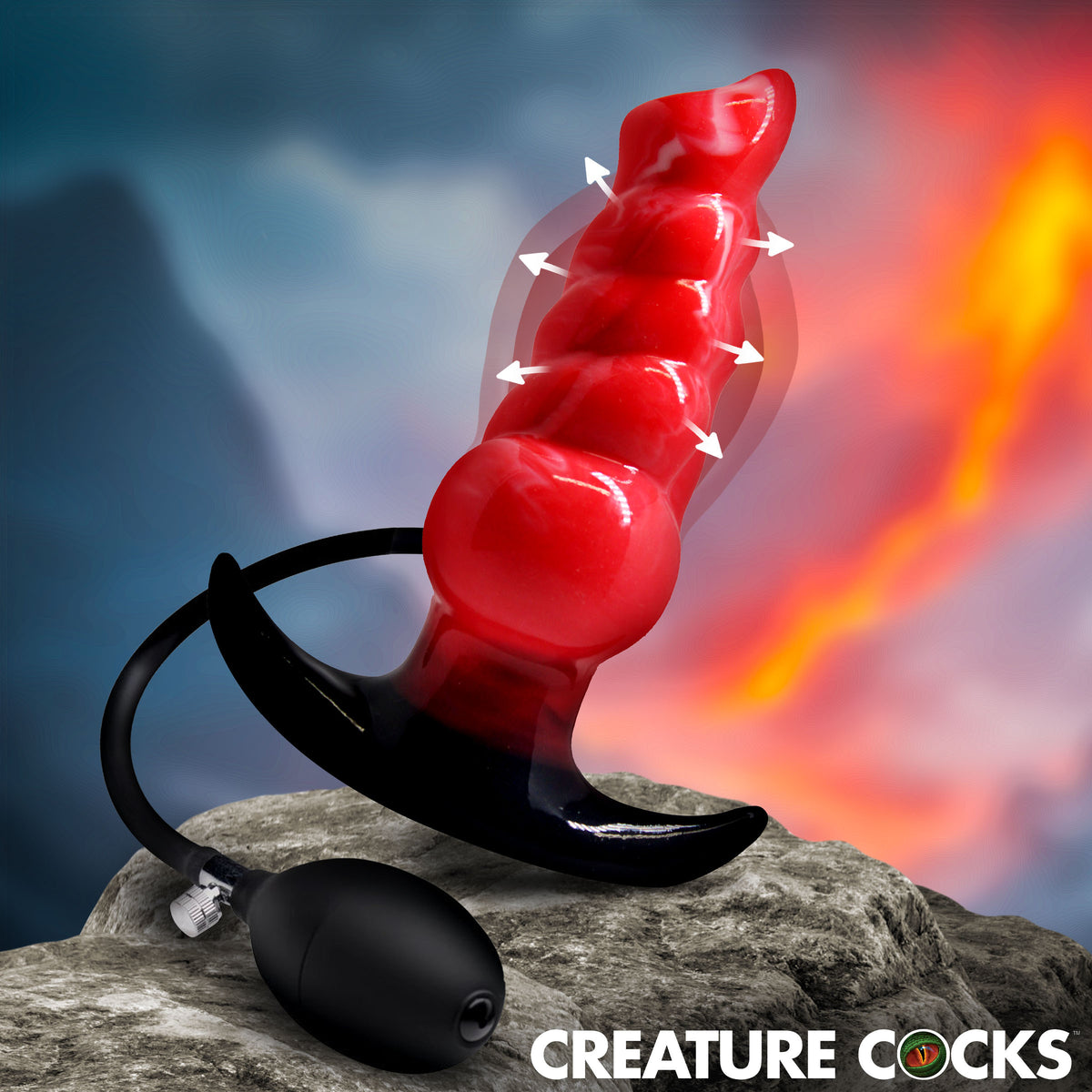 Blaze Inflatable Silicone Anal Plug