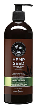 "Hemp Seed Hand and Body Lotion - 16 Fl. Oz. - Cucumber Melon EB-HSV210"