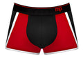 "Retro Sport Panel Short - Large - Black/ Red MP-155265BRLG"