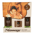 "Hemp Seed Massage in a Box Gift Set - Naked in the Woods EB-HSMIB022"