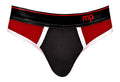 "Retro Sport Panel Thong - S/ M - Red/ Black MP-414265BRSM"