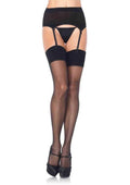 "Zara Garter Belt and Stocking - One Size - Black LA-1925BLKOS"