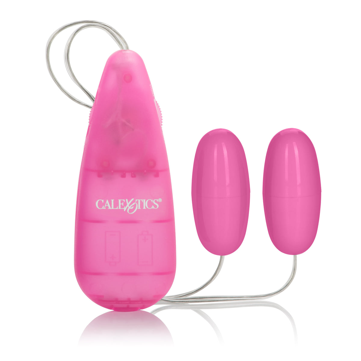 "Pocket Exotics Vibrating Double Pink Passion Bullets - Pink SE1104042"