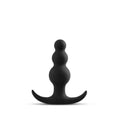 "Anal Adventures Platinum - Beaded Plug - Black BL-18515"