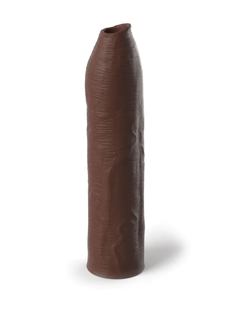 "Fantasy X-Tensions Elite Uncut 7 Inch Extension Sleeve - Brown PD4154-29"