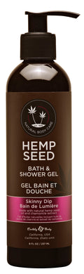 "Hemp Seed Bath and Shower Gel - Skinny Dip - 8 Oz. / 237ml EB-SG021"