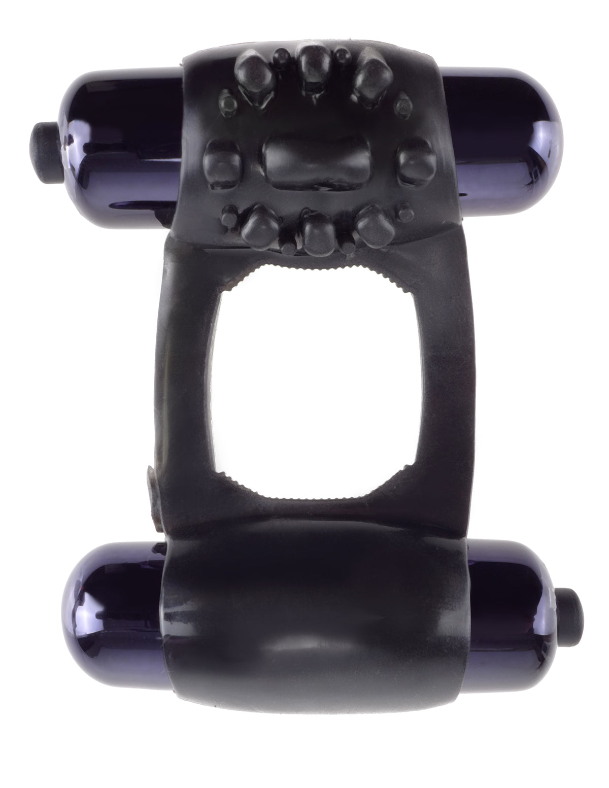 "Fantasy C-Ringz Duo-Vibrating Super Ring Black PD5963-23"