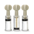 "Temptasia - Clit and Nipple Twist Suckers - Set of 3 - Clear BL-39991"