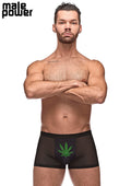 "Private Screening Pot Leaf Pouch Short Black Small MP-182262BKSL"