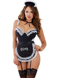 "French Maid Fantasy - One Size DG-10590BLKOS"