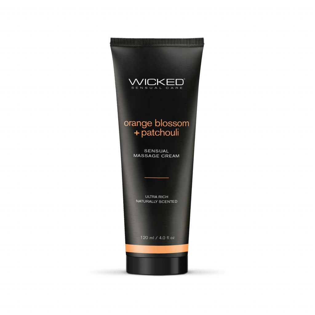 "Orange Blossom and Patchouli - Scented Sensual Massage Cream - 4 Oz WS-90934"