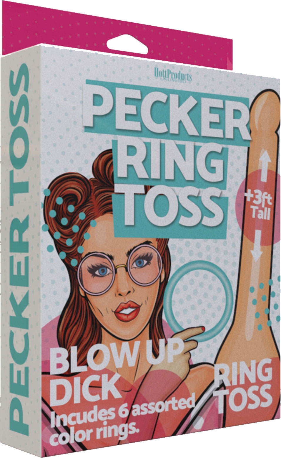 "Inflatable Pecker Ring Toss HTP3341"