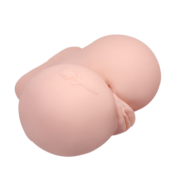 "Crazy Bull the Realistic Skin-Like Texture Vagina and Anal Masturbator Vibration and Doubled Entrance BM-009107Z-1"