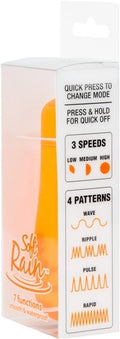 "Soft Rain Power Bullet 3 Inch Breeze Coated 7  Function - Orange BMS5329-3"