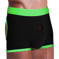 "Get Lucky Strap-on Black/green Boxers - Xl/xxl TMN-GL-5018"