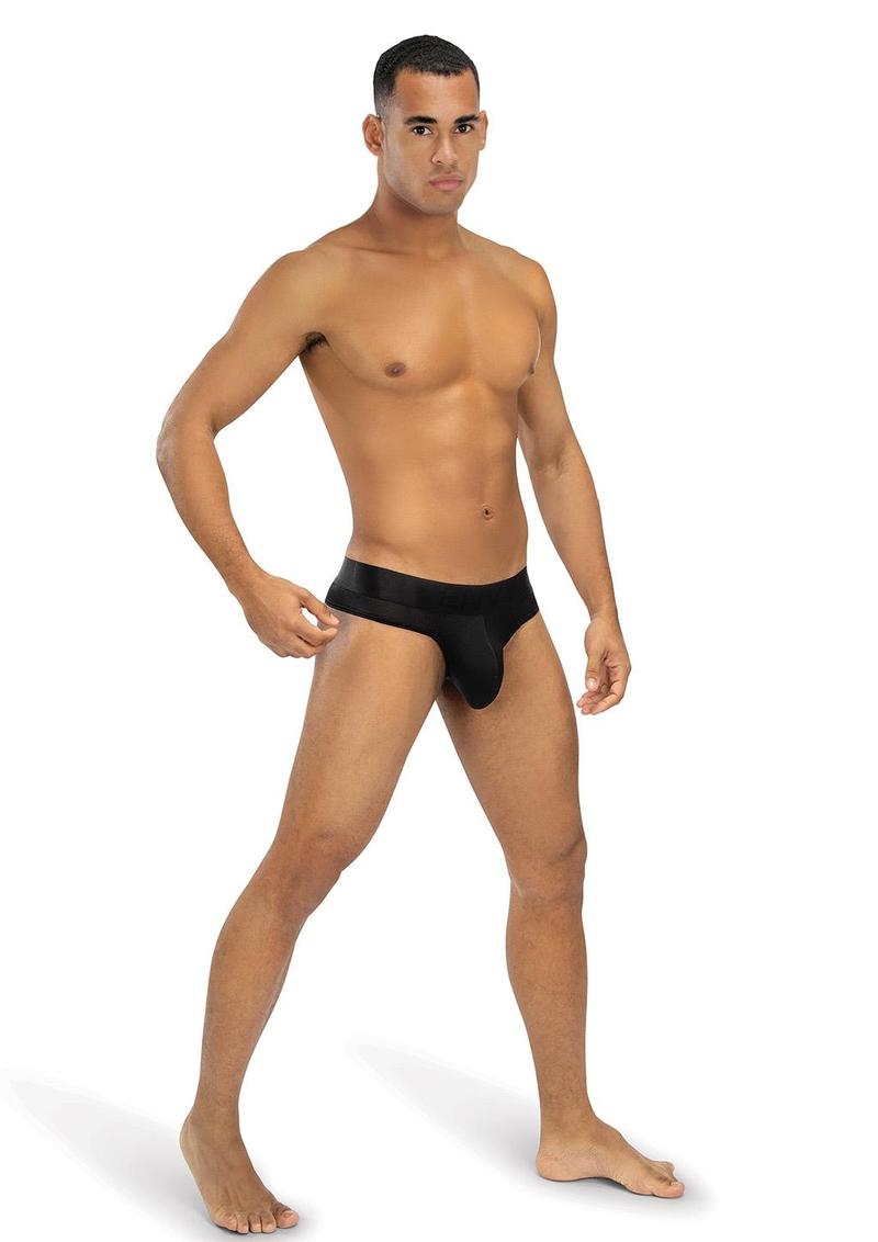 "Envy Midnight Athletics Thong Black Large Xl BLE115-BLKLXL"