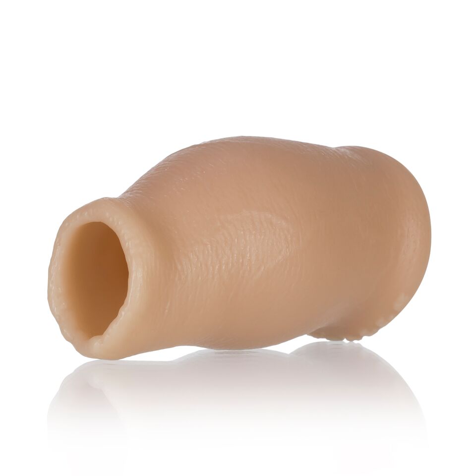 "Hood Moreskin Silicone Faux Foreskin - Light Tone - Small/medium OX-1353-SM-L"