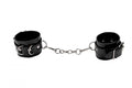 "Leather Cuffs for Hands and Ankles - Black OU-OU048BLK"