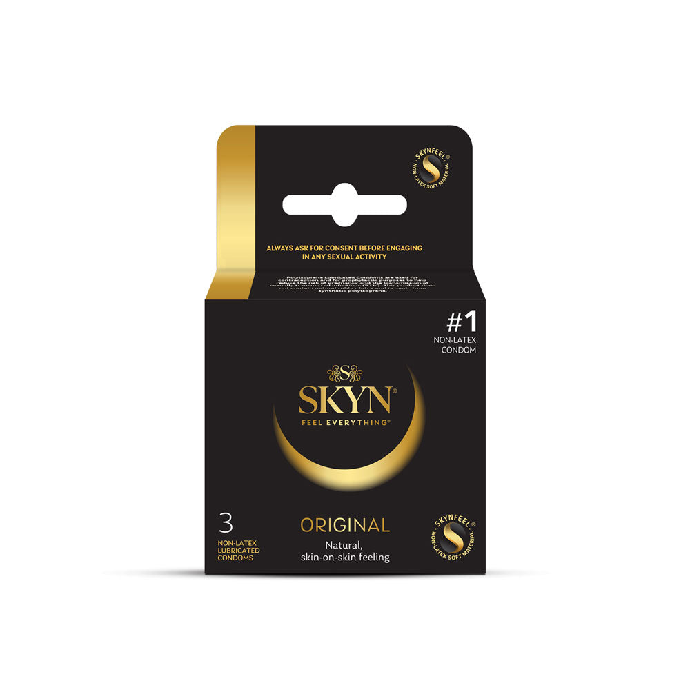 "Skyn Original - Non-Latex Lubricated Condoms - 3 Pack PM07303"