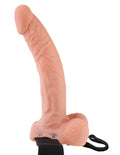 "Fetish Fantasy Series 9 Inch Hollow Strap-on With Balls - Flesh PD3374-21"