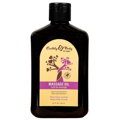 "Hemp Seed at Night Massage Oil Aphrodisiac Collection Ylang Ylang Lavender 8.4oz 250ml EBBNMAS834"
