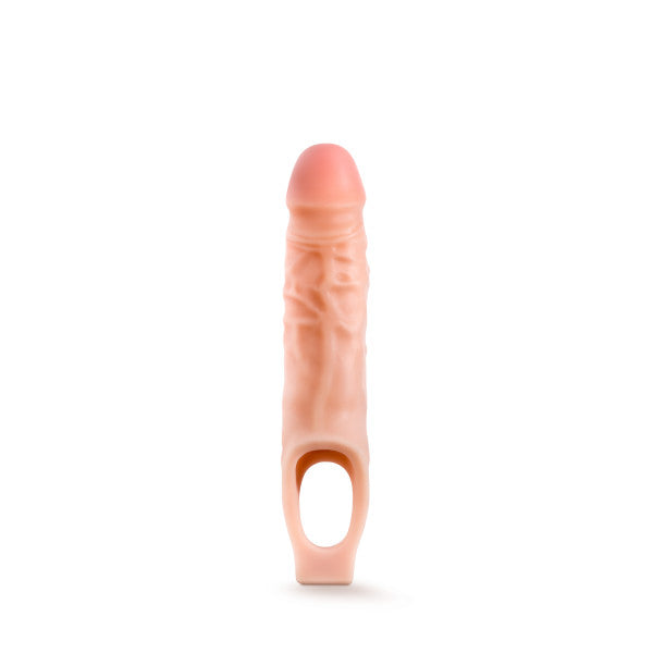 "Performance - 9 Inch Cock Sheath Penis Extender - Vanilla BL-26583"
