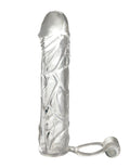 "Fantasy X-Tensions Vibrating Super Sleeve - Clear PD4134-20"