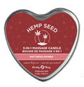 "Hemp Seed 3-in-1 Massage Candle - Mattress Mambo  Mattress Mambo - 4oz EB-HSCV022C"