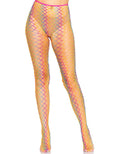 "Ombre Rainbow Woven Net Tights - One Size - Rainbow LA-9235RBWOS"