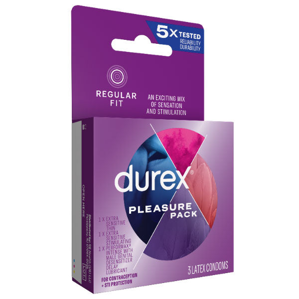 "Durex Pleasure Pack - 3 Pack PM30042"