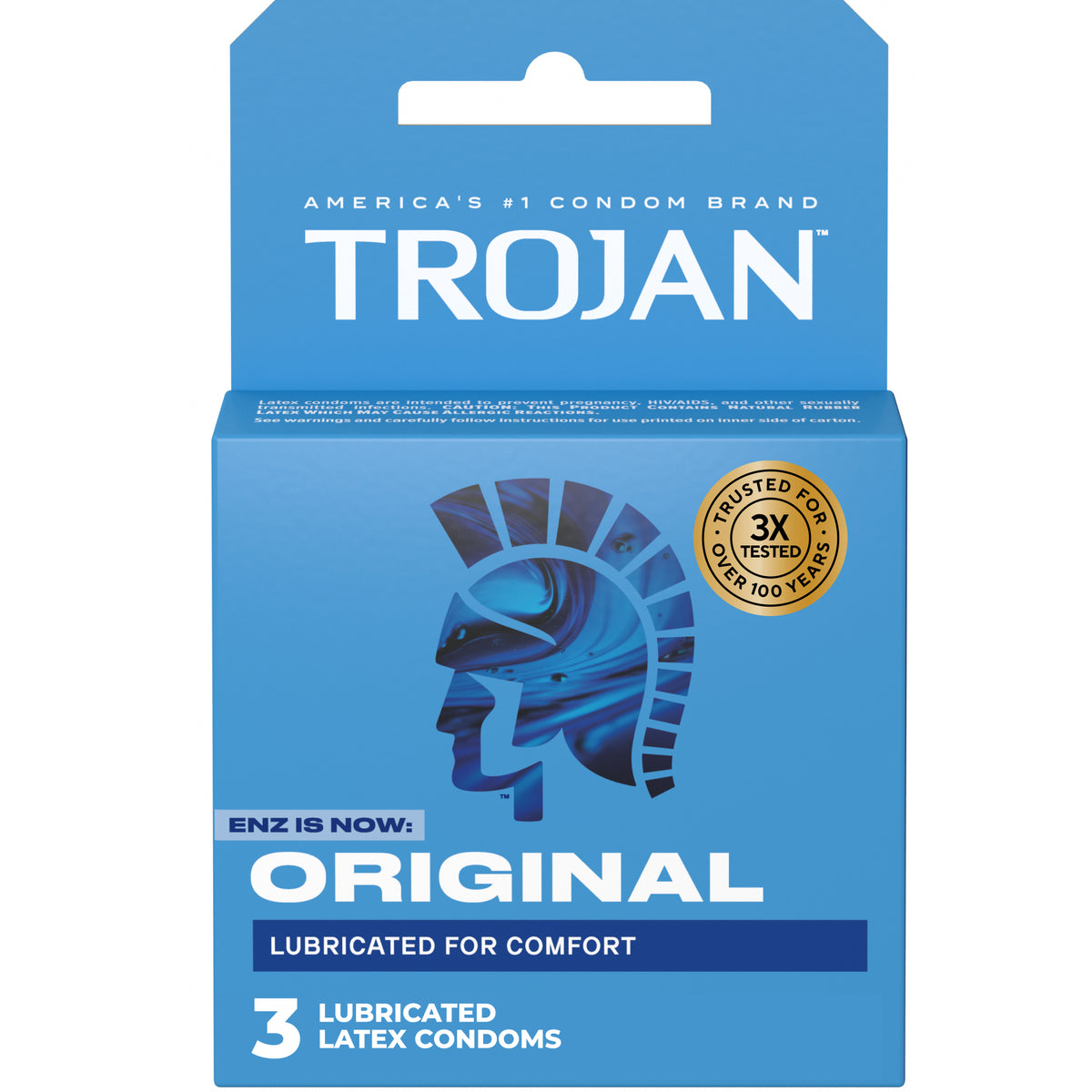 "Trojan Enz Lubricated - 3 Pack TJ93050"
