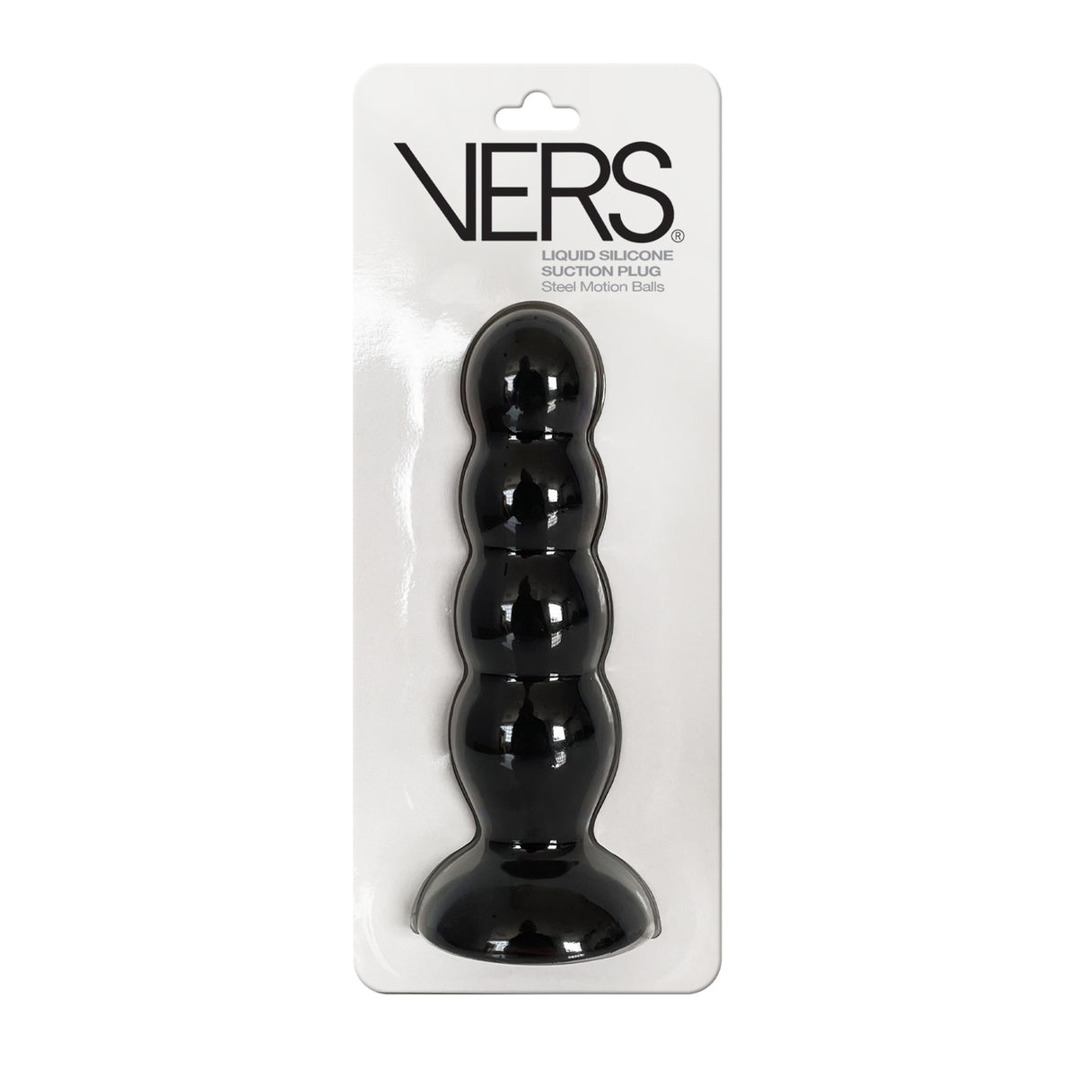 "Vers Liquid Silicone Suction Plug - Black BY-VRS-2209"