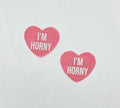 "i'm Horny Berry Candy Heart Pasties NN-IMH-CAH-BER"