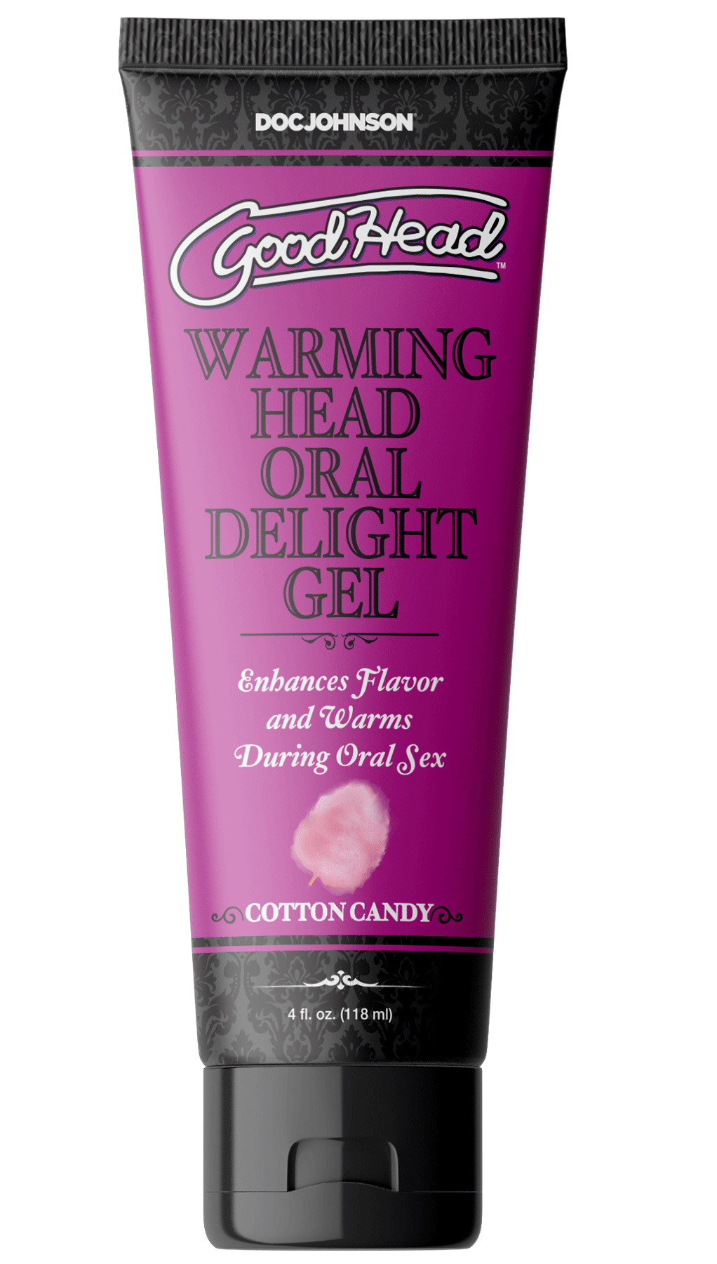 "Goodhead - Warming Head Oral Delight Gel - Cotton Candy - 4 Fl Oz Bulk DJ1361-15-BU"