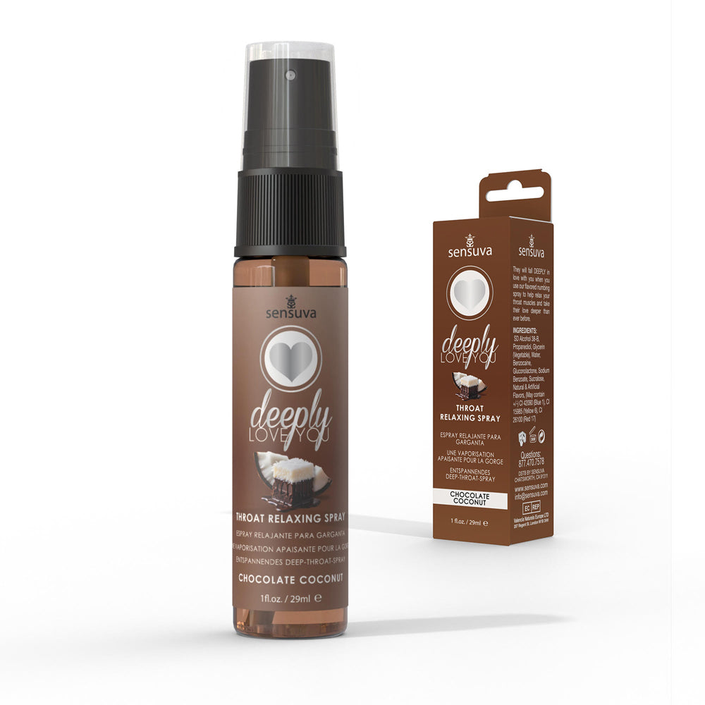 "Deeply Love You Throat Relaxing Spray - Chocolate Coconut - 1 Fl. Oz. SEN-VL489"