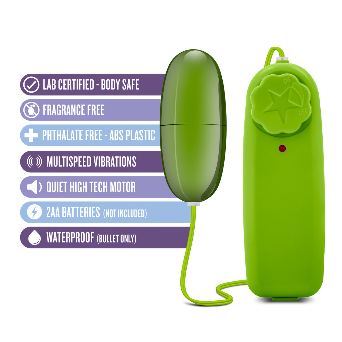 "B Yours Power Bullet - Lime BL-05522"